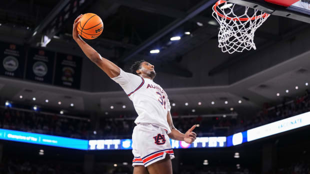 AUBURN, AL - NOVEMBER 21 - Chaney Johnson (31) during the game between the Auburn Tigers and the Alabama A&M Bulldogs at Neville Arena in Auburn, AL on Tuesday, Nov. 21, 2023.  